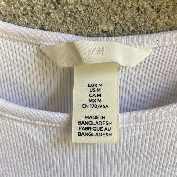 H&M Ribbed Tank (worn once) - Picture 3 of 4